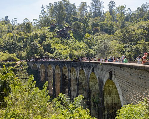 Waterfalls & Ella Mountain Views